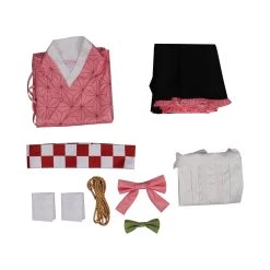 NewCosplay New Arrivals Demon Slayer Kamado Nezuko Maid Dress Outfits Halloween Carnival Suit Cosplay Costume