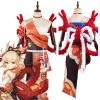 NewCosplay Genshin Impact Yoimiya Halloween Carnival Suit Outfits Cosplay Costume