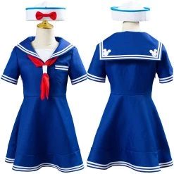 NewCosplay Shelliemay Shellie May Bear Uniform Dress Halloween Carnival Costume Cosplay Costume For Kids Chidren New Arrivals