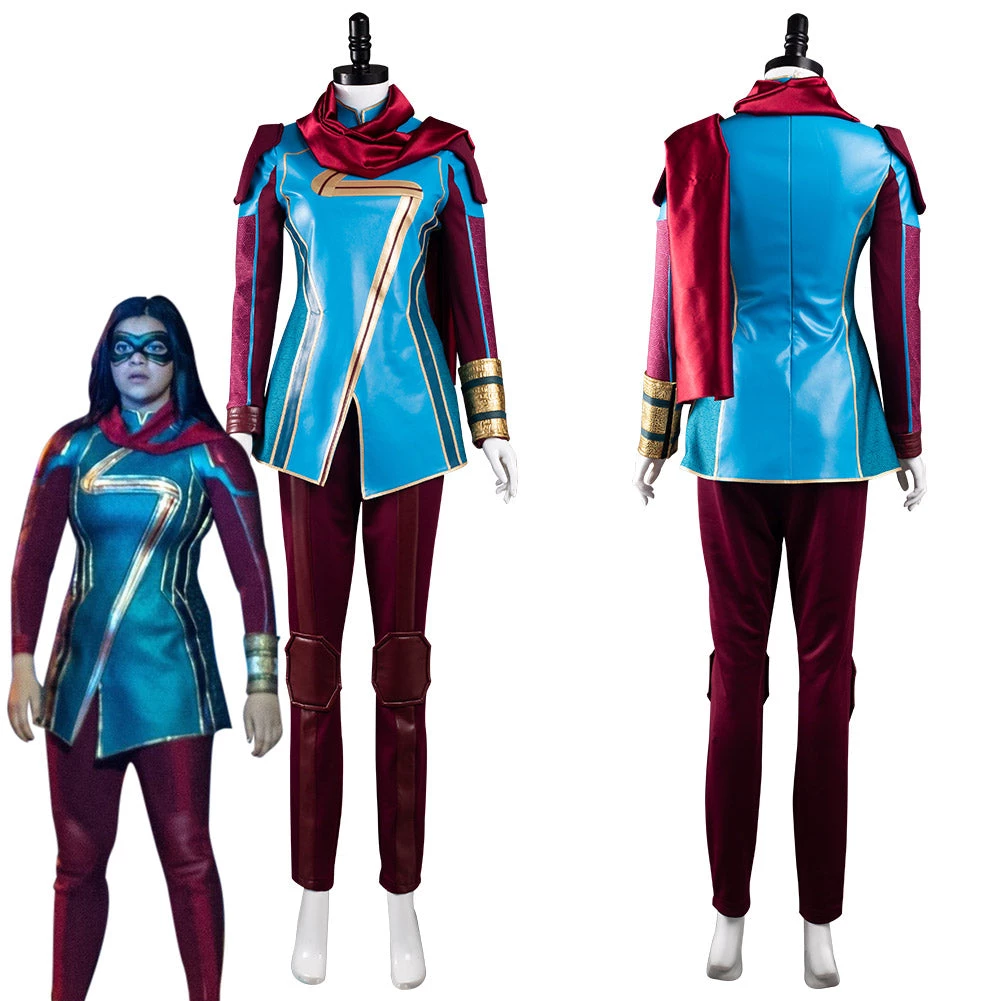NewCosplay New Arrivals Ms. Marvel 2022 Kamala Khan Outfits Halloween Carnival Suit Cosplay Costume 3 NewCosplay New Arrivals Ms. Marvel 2022 Kamala Khan Outfits Halloween Carnival Suit Cosplay Costume