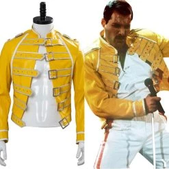NewCosplay Queen Freddie Mercury Comic-con Party Cosplay Costume Coat