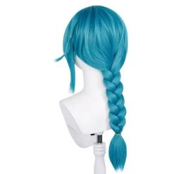 NewCosplay League Of Legends LoL Jinx Heat Resistant Synthetic Hair Carnival Halloween Party Props Cosplay Wig