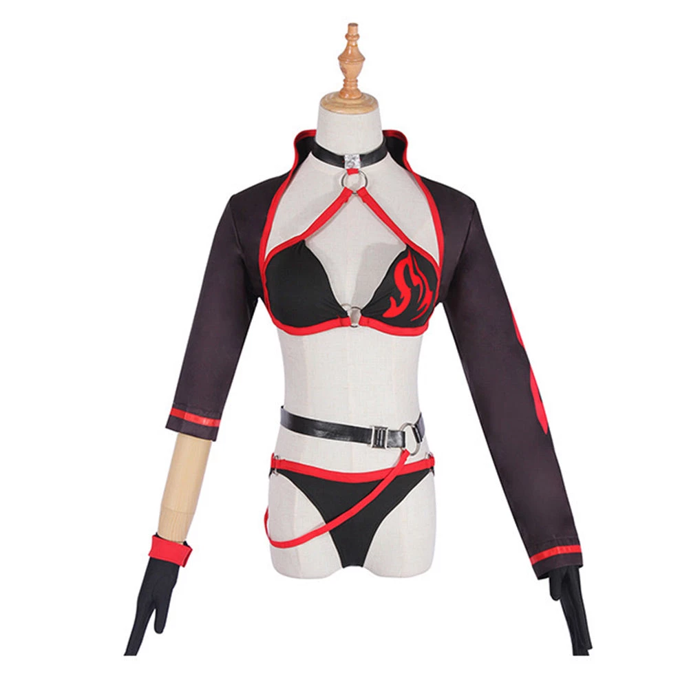 NewCosplay Fate/Grand Order FGO Joan Of Arc Alter Berserker Swimwear Outfits Halloween Carnival Suit Cosplay Costume 3 NewCosplay Fate/Grand Order FGO Joan Of Arc Alter Berserker Swimwear Outfits Halloween Carnival Suit Cosplay Costume