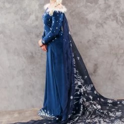 New Cosplaysky Frozen Princess Elsa Full Dress Cosplay Costume