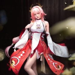 NewCosplay Genshin Impact Yae Miko Outfits Halloween Carnival Suit Cosplay Costume New Arrivals