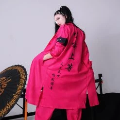 NewCosplay New Arrivals Japanese Bosozoku Kimono Coat Pants Outfits Halloween Carnival Suit Cosplay Costume