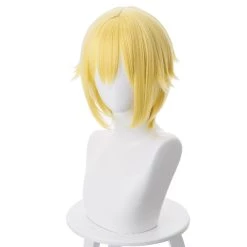 CosplaySky New Arrivals Hitoribocchi No Marumaru Seikatsu Nako Sunao Golden Wig 35cm