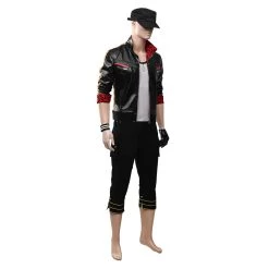 NewCosplay Final Fantasy VII Remake Leslie Kyle Adult Men Outfit Halloween Carnival Costume Cosplay Costume