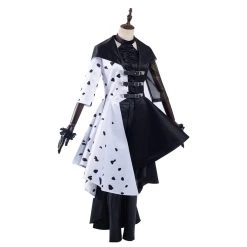 NewCosplay Cruella 2021 Movie Cruella Dress Outfits Halloween Carnival Suit Cosplay Costume 13 NewCosplay Cruella 2021 Movie Cruella Dress Outfits Halloween Carnival Suit Cosplay Costume