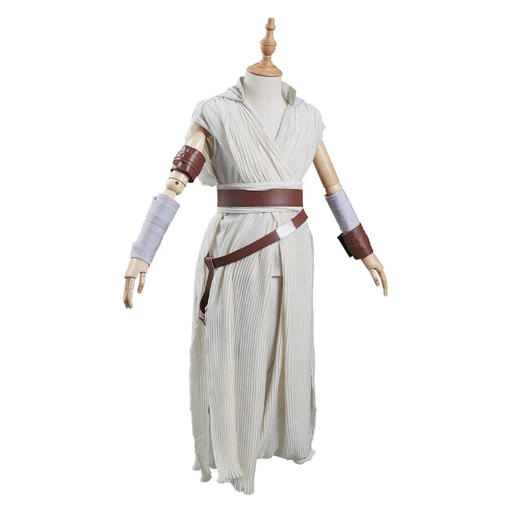 NewCosplay Kids Children Star Wars: The Rise Of Skywalker Rey Halloween Cosplay Costume 8 NewCosplay Kids Children Star Wars: The Rise Of Skywalker Rey Halloween Cosplay Costume