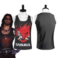 NewCosplay New Arrivals Game Cyberpunk 2077 Johnny Silverhand Vest Cosplay Costume