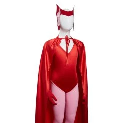 NewCosplay WandaVision Scarlet Witch Wanda Maximoff Costume For Kids Children Cosplay Costume