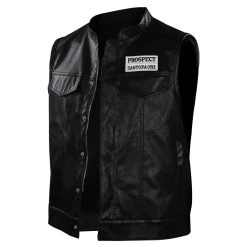 NewCosplay Mayans M.C. Season 3- Ezekiel Reyes Vest Halloween Carnival Suit Cosplay Costume