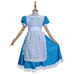 NewCosplay Alice In Wonderland Kids Girls Dress Apron Outfits Halloween Carnival Suit Cosplay Costume New Arrivals