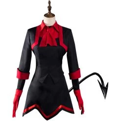 NewCosplay Helltaker Lucifer The Maid Demon Outfits Halloween Carnival Suit Cosplay Costume