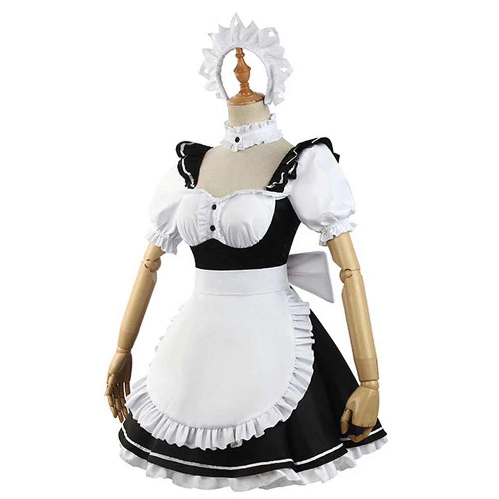 NewCosplay Anime Date A Bullet Tokisaki Kurumi Maid Dress Halloween Carnival Suit Cosplay Costume New Arrivals 4 NewCosplay Anime Date A Bullet Tokisaki Kurumi Maid Dress Halloween Carnival Suit Cosplay Costume New Arrivals