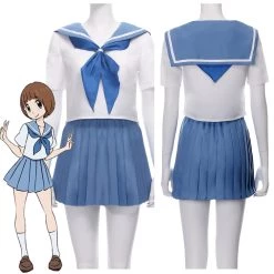NewCosplay KILL La KILL Mako Mankanshoku Japanese School Sailor Uniform Skirt Outfit Halloween Carnival Costume Cosplay Costume New Arrivals