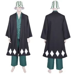 NewCosplay New Arrivals Anime Bleach Urahara Kisuke Coat Pants Hat Outfits Halloween Carnival Suit Cosplay Costume