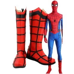 New Cosplaysky New Arrivals SpiderMan Homecoming Spider Man Boots Cosplay Shoes