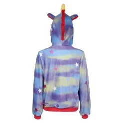 NewCosplay New Arrivals The Lovebirds Leilani Unicorn Hoodie Zipper Zip Up Jacket Coat Cosplay Costume