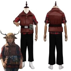 NewCosplay Sweet Tooth Gus Outfits Halloween Carnival Suit Cosplay Costume For Kids Children New Arrivals