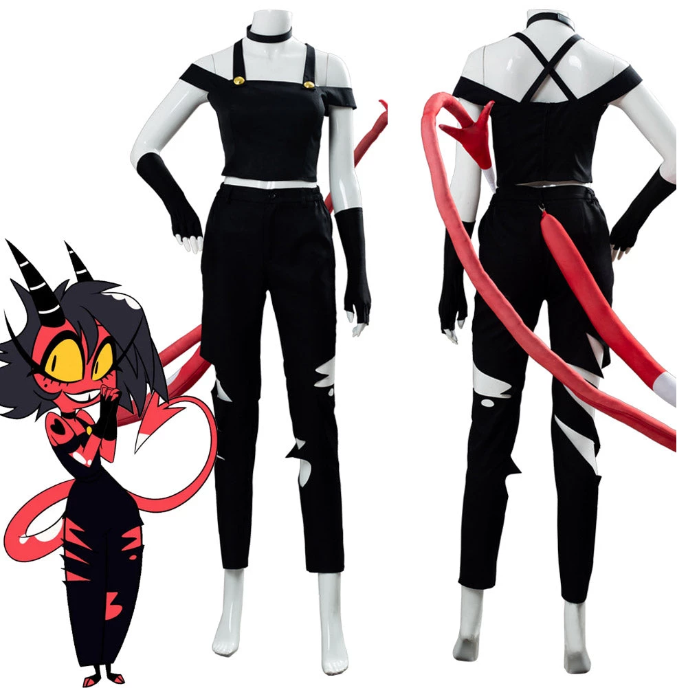 NewCosplay Hazbin Hotel Millie Helluva Boss Outfit Halloween Carnival Suit Outfits Cosplay Costume New Arrivals 3 NewCosplay Hazbin Hotel Millie Helluva Boss Outfit Halloween Carnival Suit Outfits Cosplay Costume New Arrivals