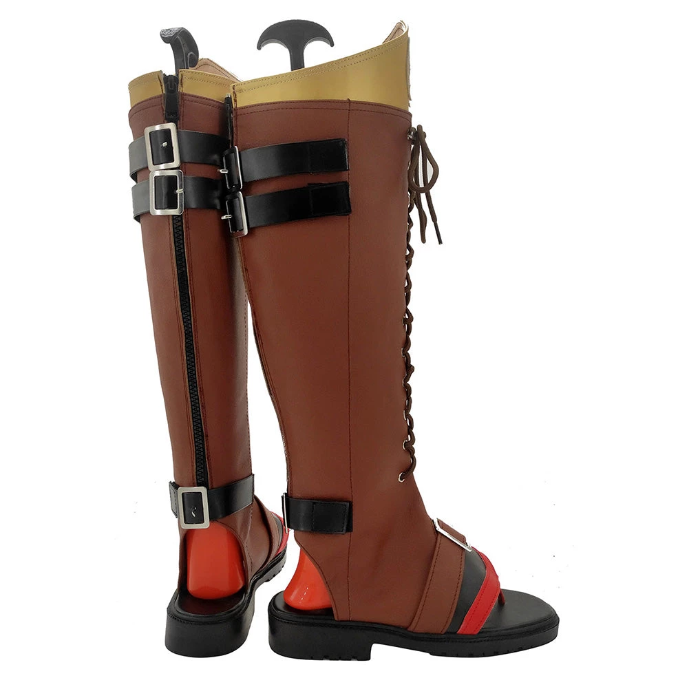 NewCosplay New Arrivals Genshin Impact Thoma Cosplay Shoes Boots Halloween Costumes Accessory Custom Made 6 NewCosplay New Arrivals Genshin Impact Thoma Cosplay Shoes Boots Halloween Costumes Accessory Custom Made