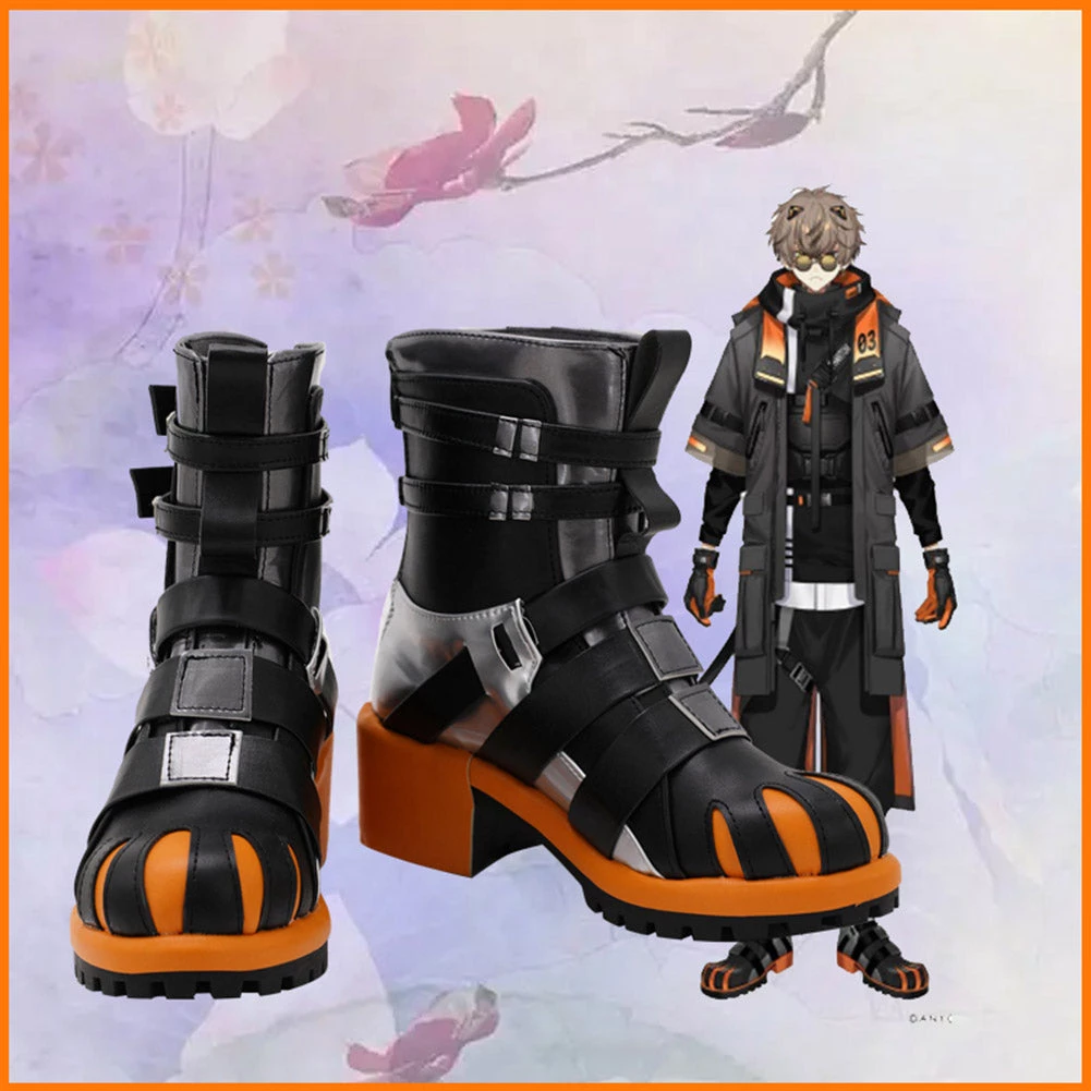 New Cosplaysky Vtuber Luxiem Alban Knox Cosplay Shoes Boots Halloween Costumes Accessory Custom Made 6 New Cosplaysky Vtuber Luxiem Alban Knox Cosplay Shoes Boots Halloween Costumes Accessory Custom Made