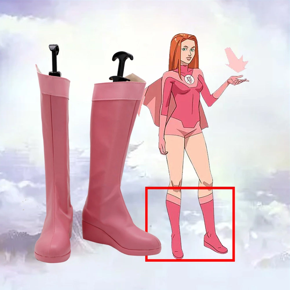 Fansholiday Invincible Atom Eve Cosplay Shoes Boots Halloween Costumes Accessory Custom Made 3 Fansholiday Invincible Atom Eve Cosplay Shoes Boots Halloween Costumes Accessory Custom Made