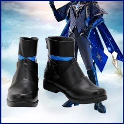 Fansholiday Genshin Impact Dainslef Cosplay Shoes Boots Costumes Accessory Custom Made