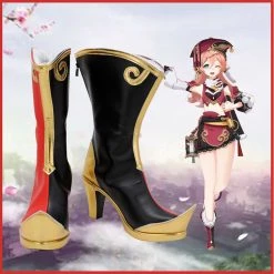 INSWEAR Genshin Impact Yan Fei Cosplay Shoes Boots Custom Made New Arrivals