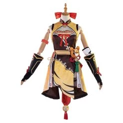 NewCosplay New Arrivals Game Genshin Impact Xiangling Outfits Halloween Carnival Costume Cosplay Costume