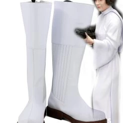 New Cosplaysky New Arrivals Star Wars Pricess Leia Cosplay Shoes Boots White