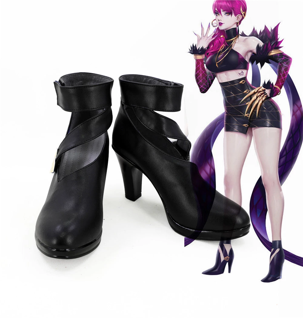 New Cosplaysky League Of Legends Agony's Embrace Evelynn K/DA Skin Cosplay Shoes Boots New Arrivals 3 New Cosplaysky League Of Legends Agony's Embrace Evelynn K/DA Skin Cosplay Shoes Boots New Arrivals