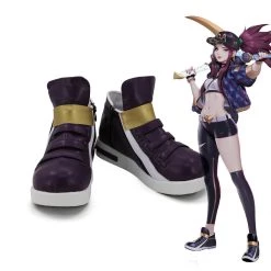 New Cosplaysky League Of Legends The Rogue Assassin Akali K/DA Skin Cosplay Shoes Boots New Arrivals