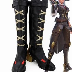 New Cosplaysky New Arrivals Overwatch Ashe Elizabeth Caledonia Cosplay Shoes Boots