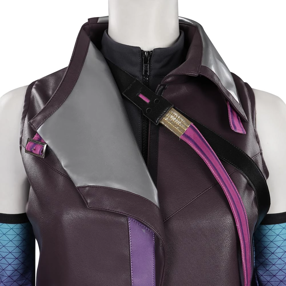 NewCosplay OW Overwatch Sombra Olivia·Colomar Halloween Carnival Suit Cosplay Costume 10 NewCosplay OW Overwatch Sombra Olivia·Colomar Halloween Carnival Suit Cosplay Costume