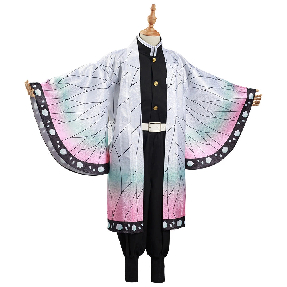 NewCosplay New Arrivals Demon Slayer: Kimetsu No Yaiba Kochou Shinobu Kids Cloak Coat Halloween Carnival Suit Cosplay Costume 7 NewCosplay New Arrivals Demon Slayer: Kimetsu No Yaiba Kochou Shinobu Kids Cloak Coat Halloween Carnival Suit Cosplay Costume