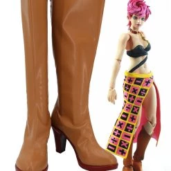 CosplaySky JoJo's Bizarre Adventure: Golden Wind Trish Una Cosplay Shoes Boots