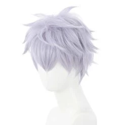 NewCosplay Anime Jujutsu Kaisen Satoru Gojou Heat Resistant Synthetic Hair Carnival Halloween Party Props Cosplay Wig New Arrivals