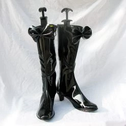 NewCosplay Kirarin Revolution Kirarin Cosplay Boots Black