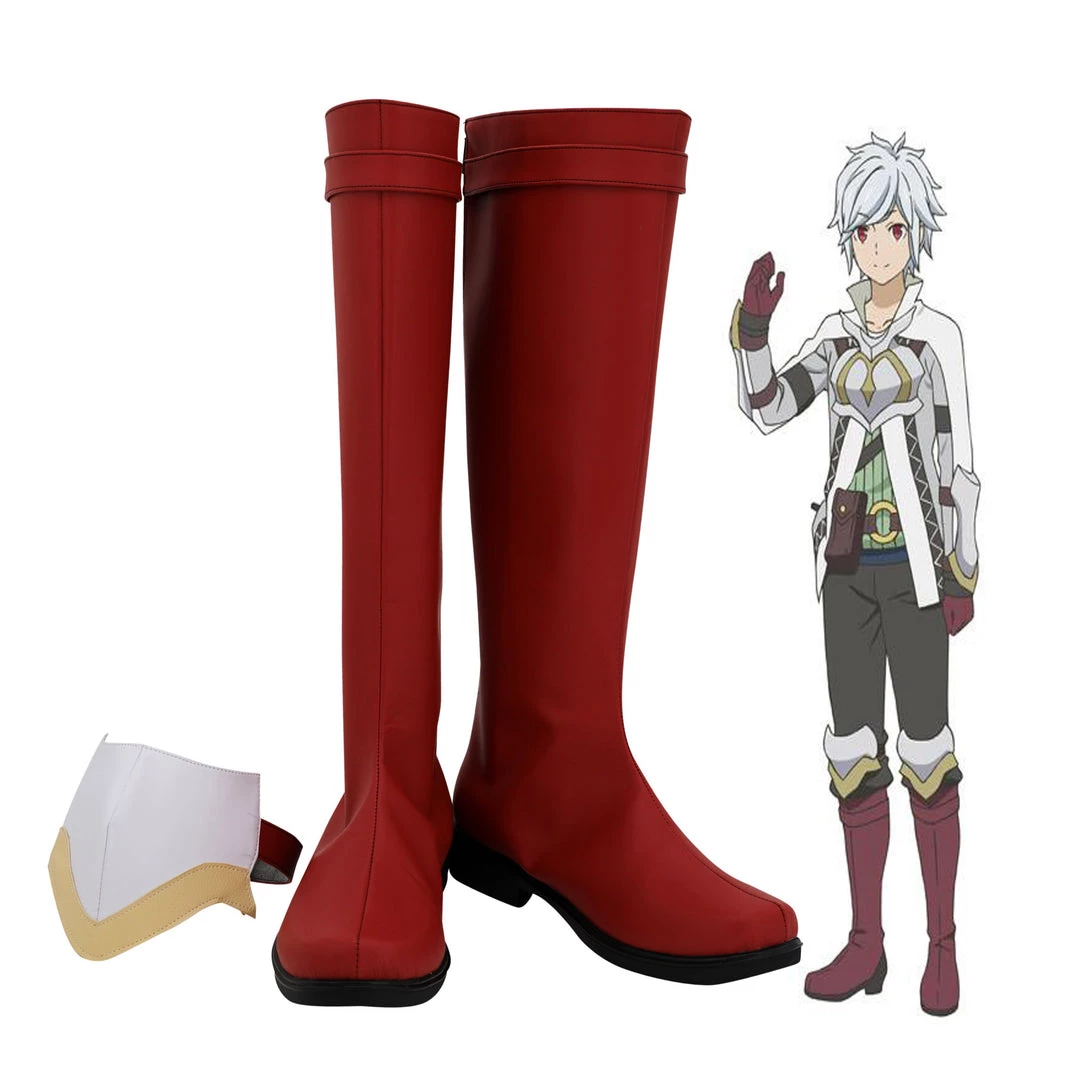 CosplaySky New Arrivals Is It Wrong To Try To Pick Up Girls In A Dungeon? Bell Cranel Cosplay Shoes 3 CosplaySky New Arrivals Is It Wrong To Try To Pick Up Girls In A Dungeon? Bell Cranel Cosplay Shoes