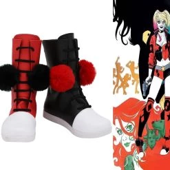 CosplaySky New Arrivals DC Comics Harley Quinn Cosplay Shoes