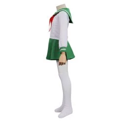 NewCosplay Inuyasha Higurashi Kagome Costume For Kids Children Christmas Cosplay Costume New Arrivals