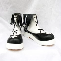 NewCosplay New Arrivals Neverossa Black And White Cosplay Boots Shoes