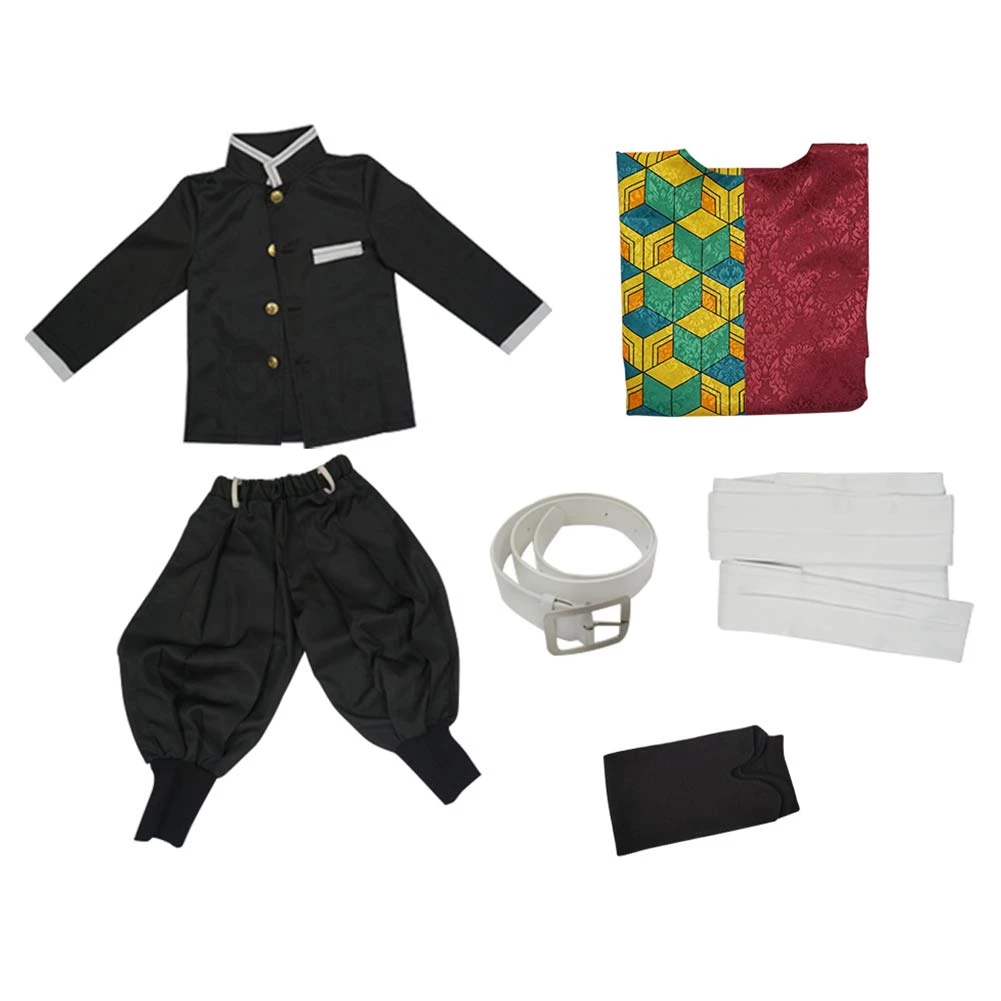 NewCosplay New Arrivals Demon Slayer Tomioka Giyuu Kids Children Uniform Outfit Cosplay Costume Suit Halloween Carnival Suit 9 NewCosplay New Arrivals Demon Slayer Tomioka Giyuu Kids Children Uniform Outfit Cosplay Costume Suit Halloween Carnival Suit