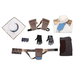 NewCosplay Game Valorant Cypher Halloween Coat Trousers Outfit Cosplay Costume