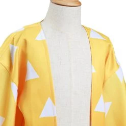 NewCosplay Demon Slayer: Kimetsu No Yaiba Agatsuma Zenitsu Kids Children Cosplay Costume 17 NewCosplay Demon Slayer: Kimetsu No Yaiba Agatsuma Zenitsu Kids Children Cosplay Costume