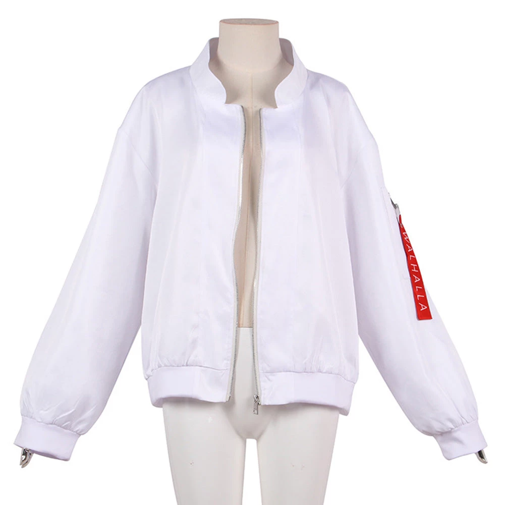 NewCosplay Tokyo Revengers Valhalla Kazutora Hanemiya White Jacket Coat Cosplay Costumes 3 NewCosplay Tokyo Revengers Valhalla Kazutora Hanemiya White Jacket Coat Cosplay Costumes