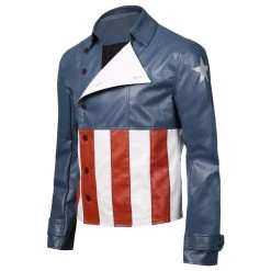 NewCosplay Avengers Game-Captain America Jacket Coat Cosplay Costume